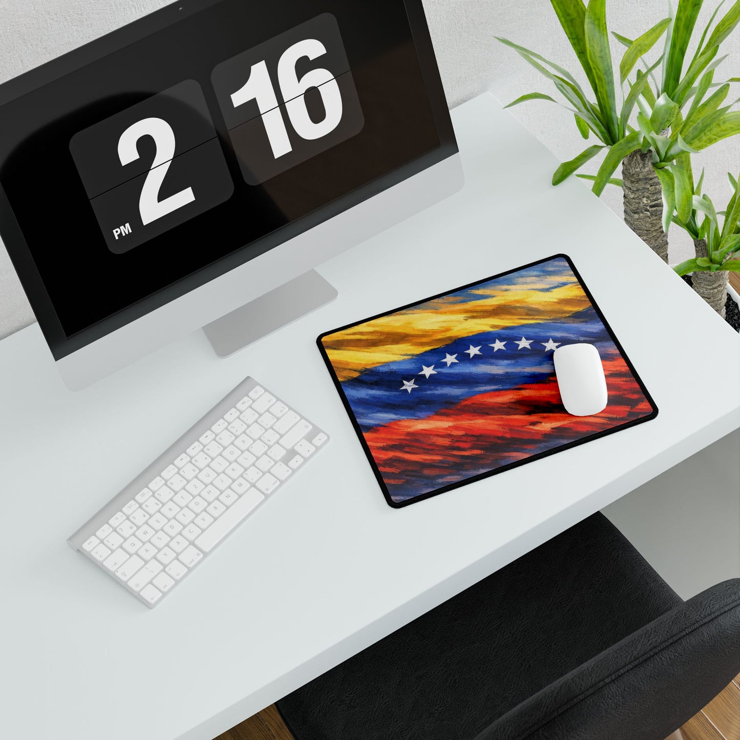 Venezuela Before Chávez Desk Mat, Venezuelan Flag Playmat, Office Decor, Workstation Accessory, Gaming Mousepad, Computer Desk Organizer