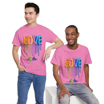 Rainbow Love Pride Unisex Tee - LGBTQ T-Shirt, Pride Apparel, LGBTQ Clothing