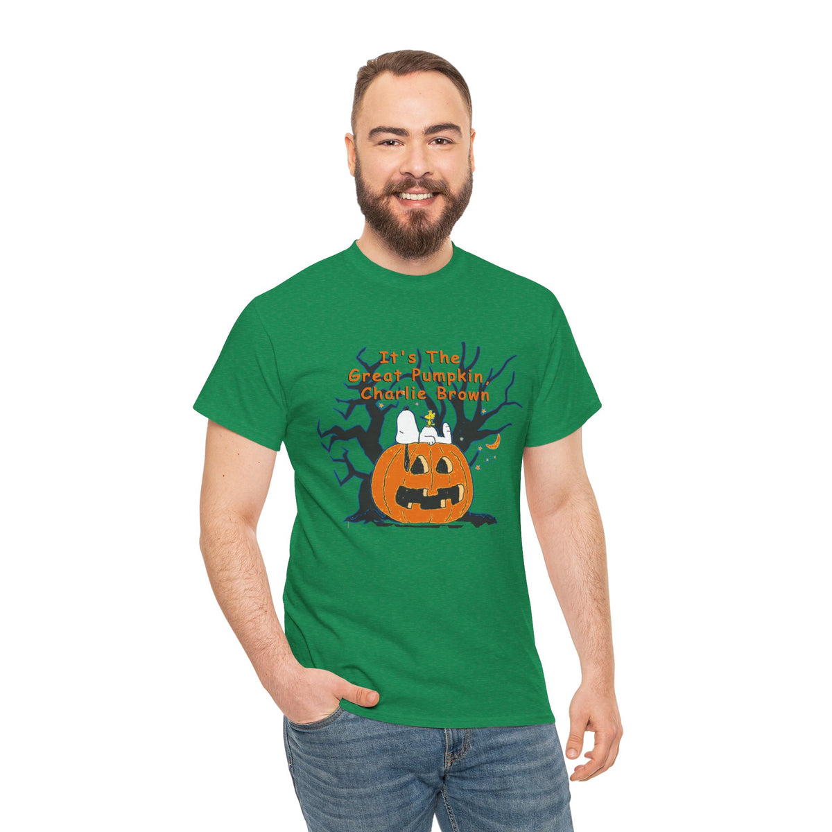 Pumpkin Tee, Spooky Fall T-Shirt, Halloween Charlie Brown Shirt, Snoopy - Secondhand Readers