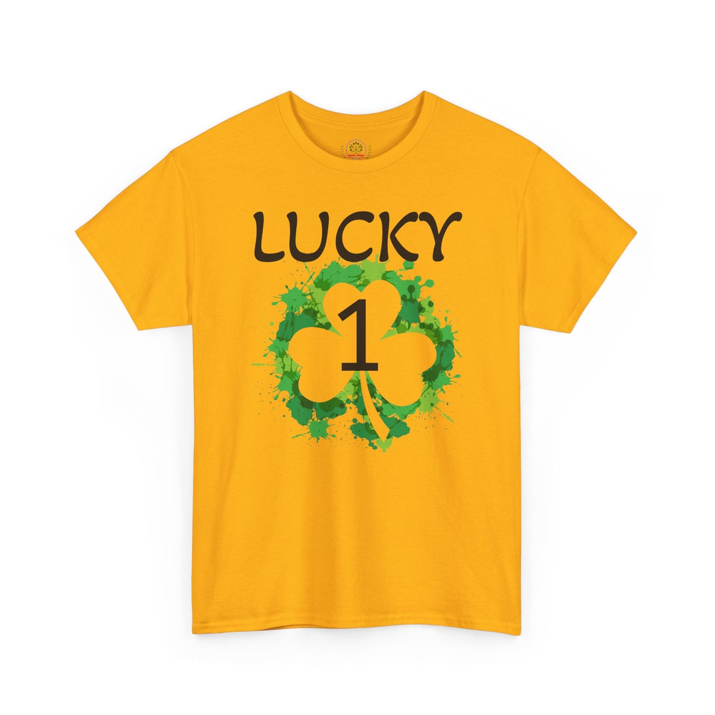 Lucky 1 St. Patrick's Day Clover T-Shirt | Irish Shamrock Design