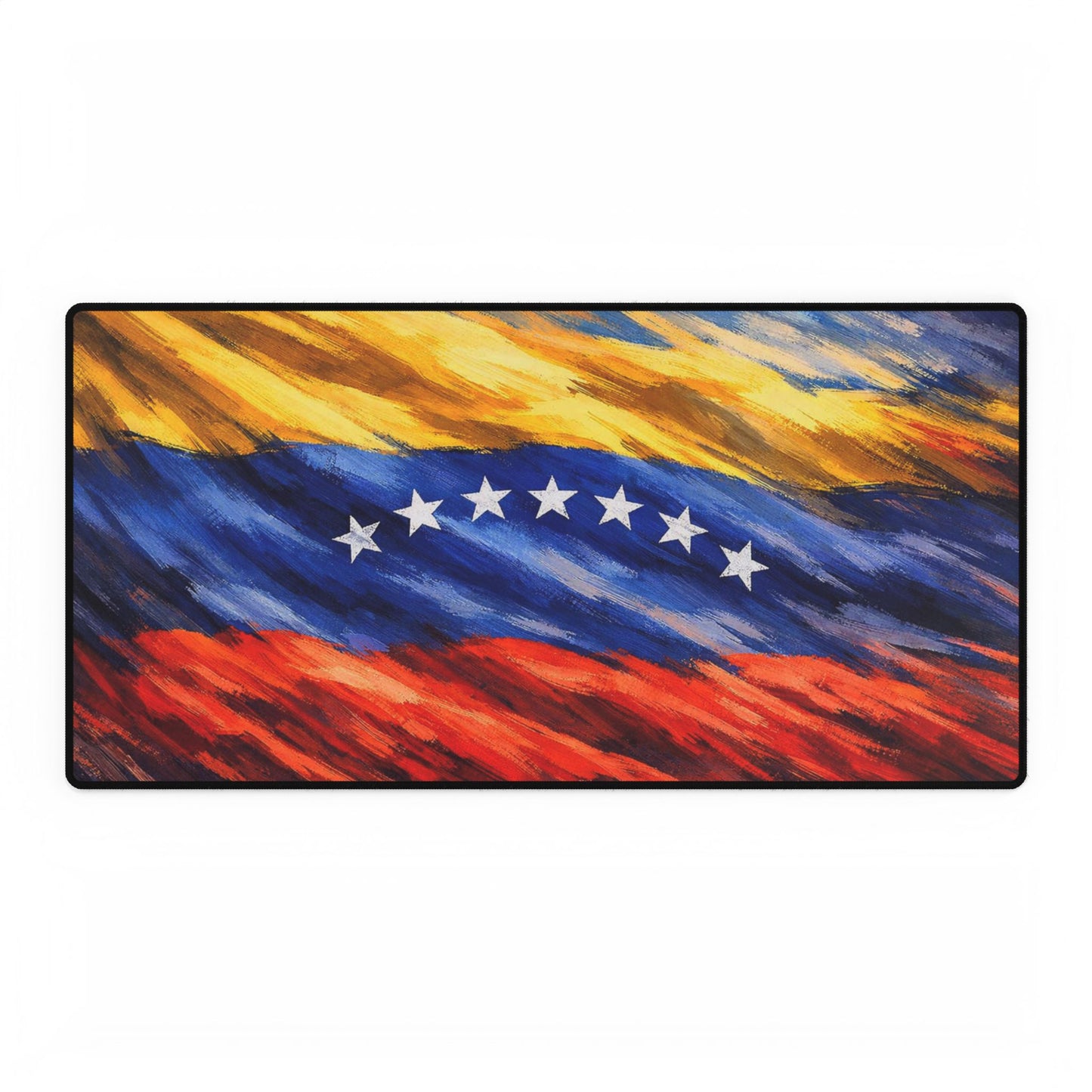 Venezuela Before Chávez Desk Mat, Venezuelan Flag Playmat, Office Decor, Workstation Accessory, Gaming Mousepad, Computer Desk Organizer
