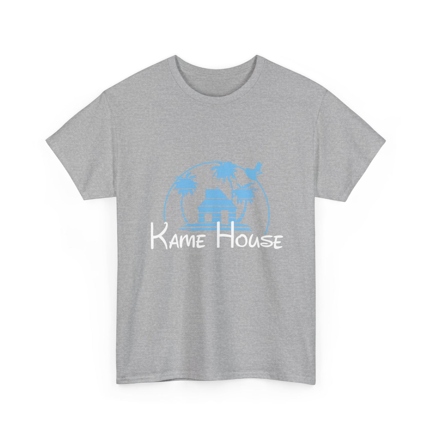 Anime Dragon Ball Inspired Kame House + Disney Buena Vista Logo T-Shirt