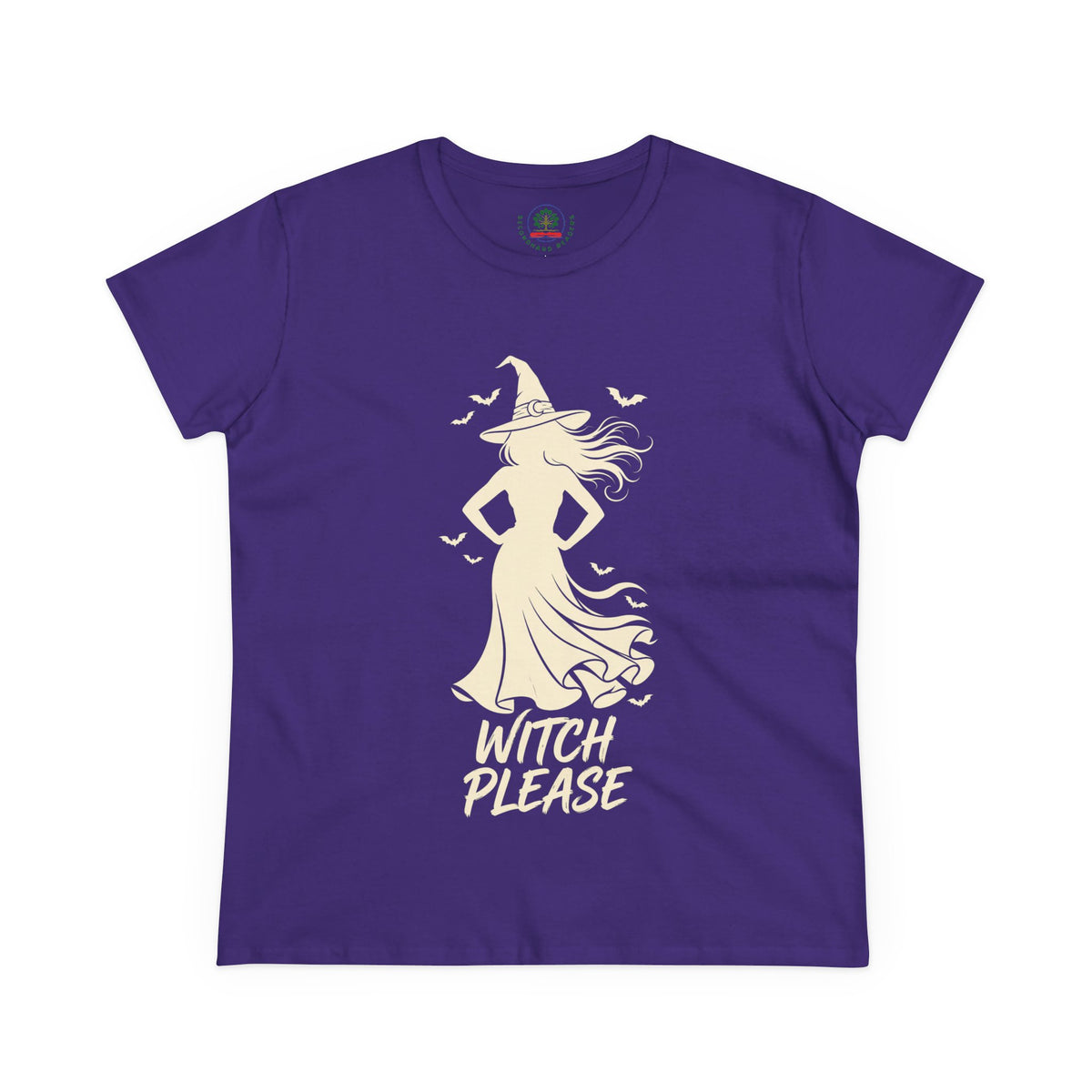 Witch Please Tee - Sassy Women's Halloween Witch Graphic T-Shirt