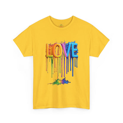 Rainbow Love Pride Unisex Tee - LGBTQ T-Shirt, Pride Apparel, LGBTQ Clothing
