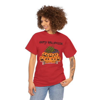 Happy Halloween Unisex Tee, Funny Pumpkin Shirt, Fall Apparel, Spooky Season - Secondhand Readers