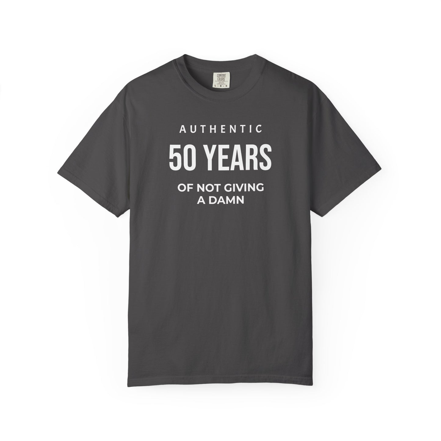 Many Years of Not Giving a Damn T-Shirt — Funny Custom Age Birthday Tee