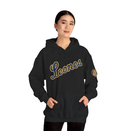 Venezuelan Baseball Fan, Leones del Caracas Unisex Heavy Blend™ Hooded Sweatshirt