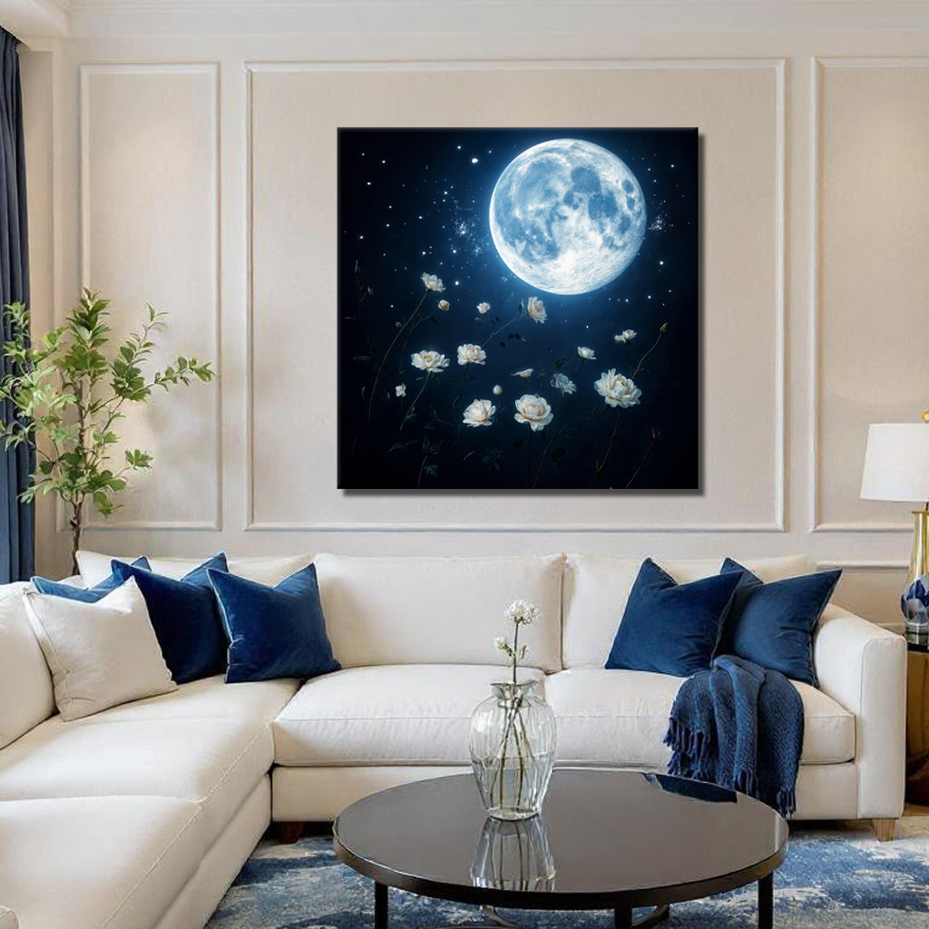 Lunar Canvas Wall Art - Secondhand Readers