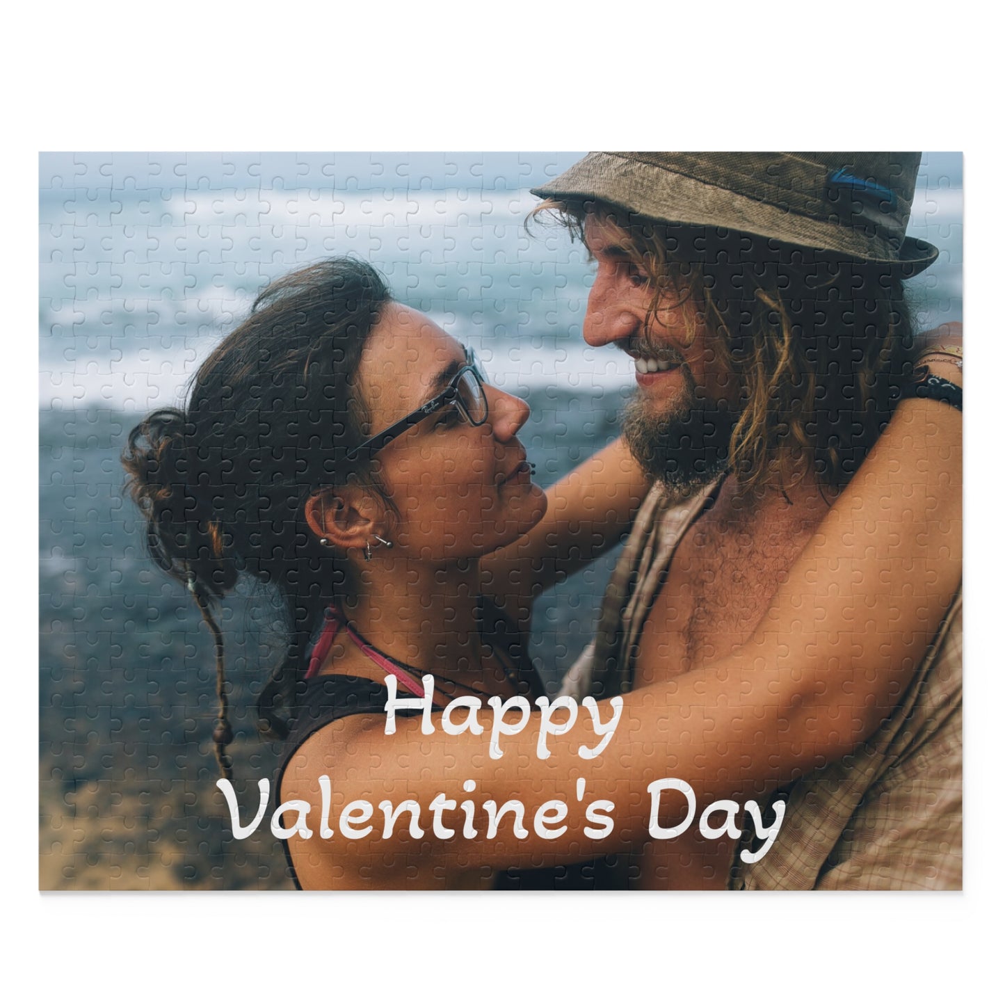 Custom Couples Photo Puzzle 120-252-500 Piece Puzzle, Personalized Valentines Day Gift
