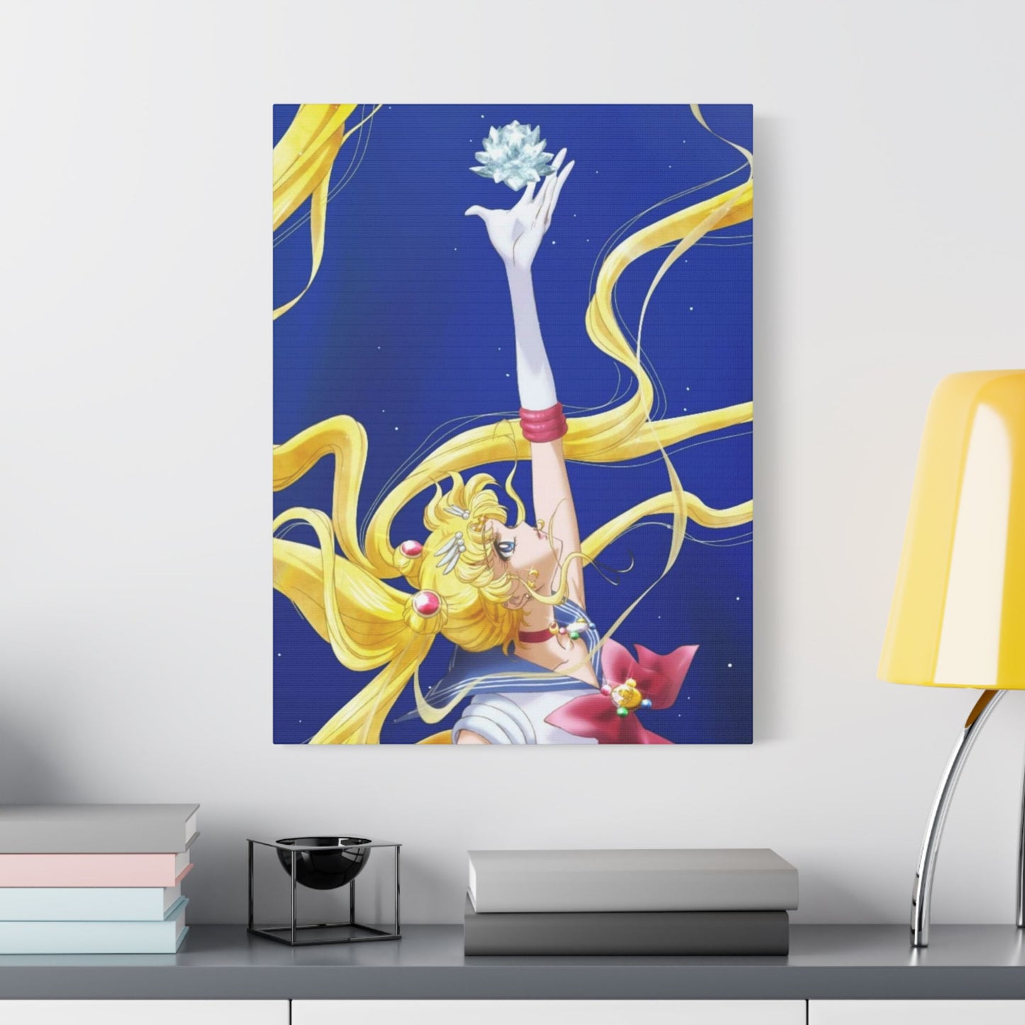 Canvas Print, Sailor Moon Silver Crystal, Manga Satin Wall Art, Home Decor, Anime - Secondhand Readers