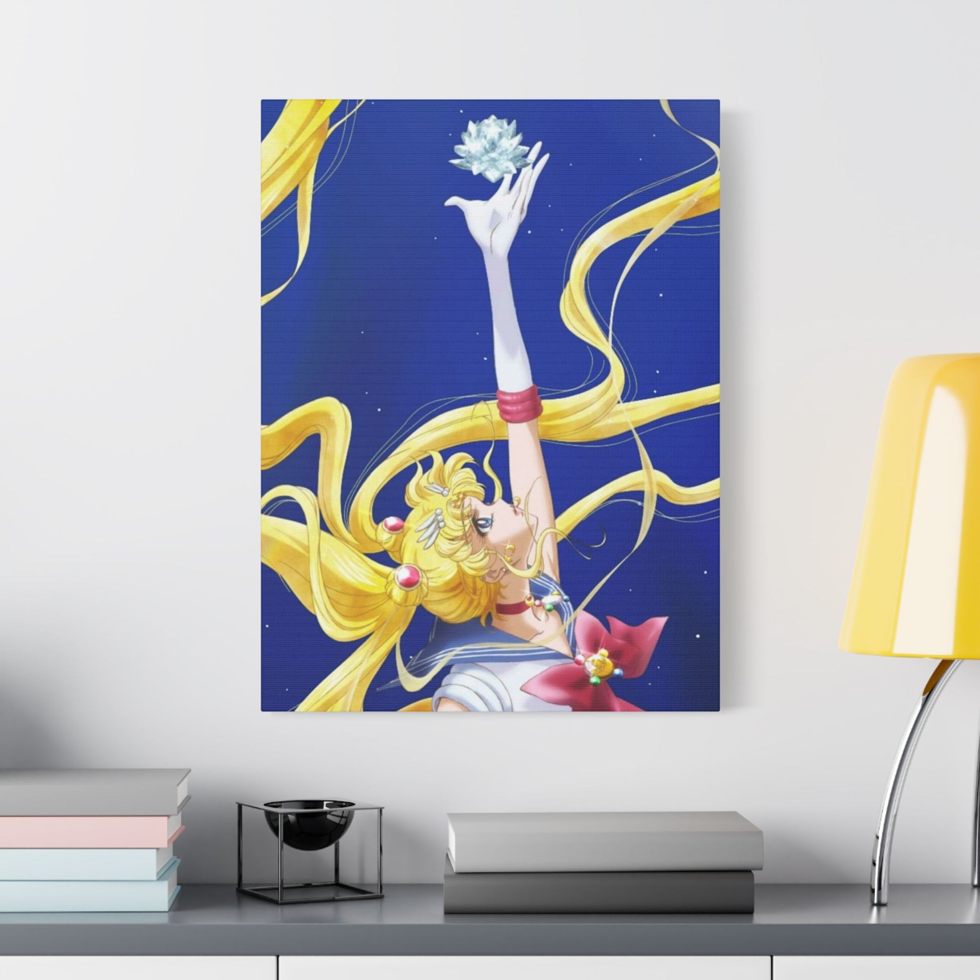 Canvas Print, Sailor Moon Silver Crystal, Manga Satin Wall Art, Home Decor, Anime - Secondhand Readers