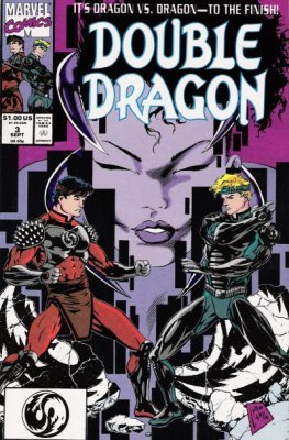 Double Dragon Issue 3 September 1991 (A Marvel Comic Book) [Comic] Tom Brevoort & Mike Kanterovich