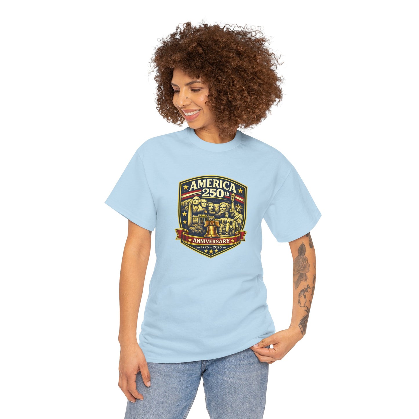 America 250 Anniversary Crest Tee | 4th of July USA