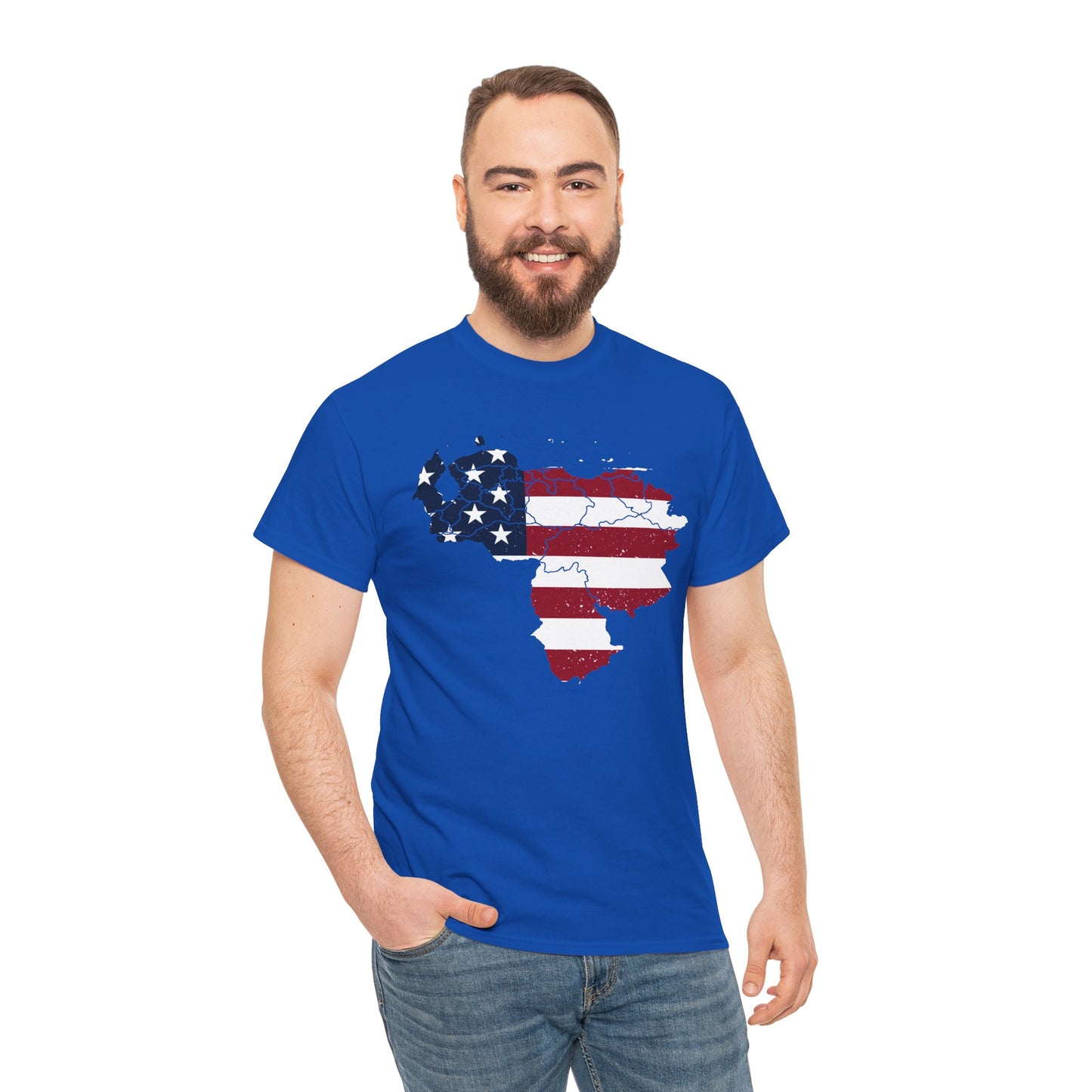 Venezuelan American Pride T-Shirt | Venezuelans in USA Tee