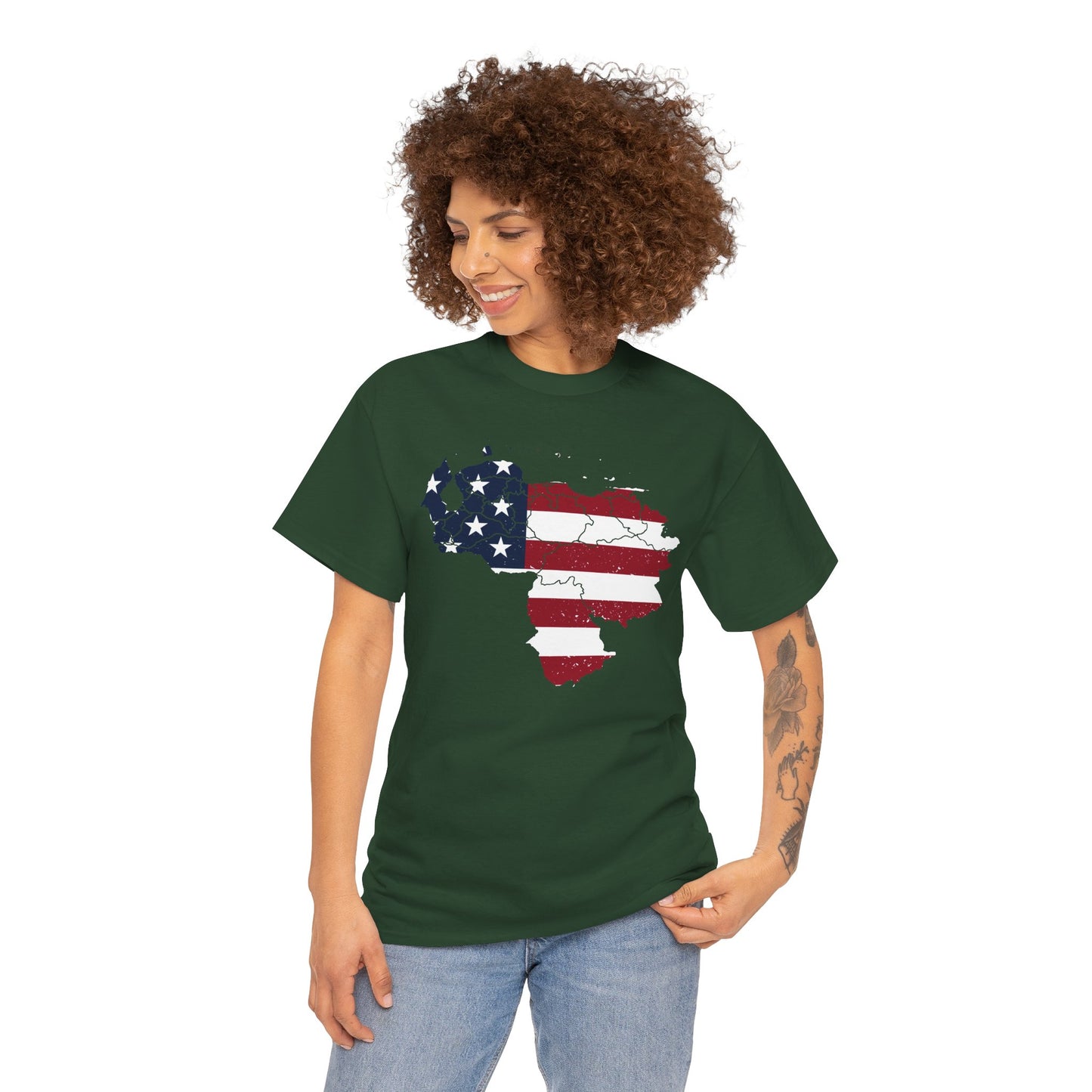 Venezuelan American Pride T-Shirt | Venezuelans in USA Tee