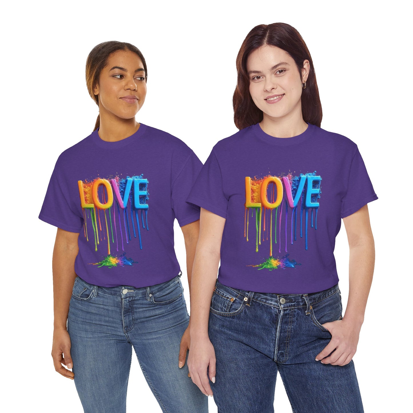 Rainbow Love Pride Unisex Tee - LGBTQ T-Shirt, Pride Apparel, LGBTQ Clothing