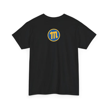 Venezuelan Navegantes del Magallanes baseball fan T-shirt, unisex softstyle shirt with team logo and vibrant navy and white colors.
