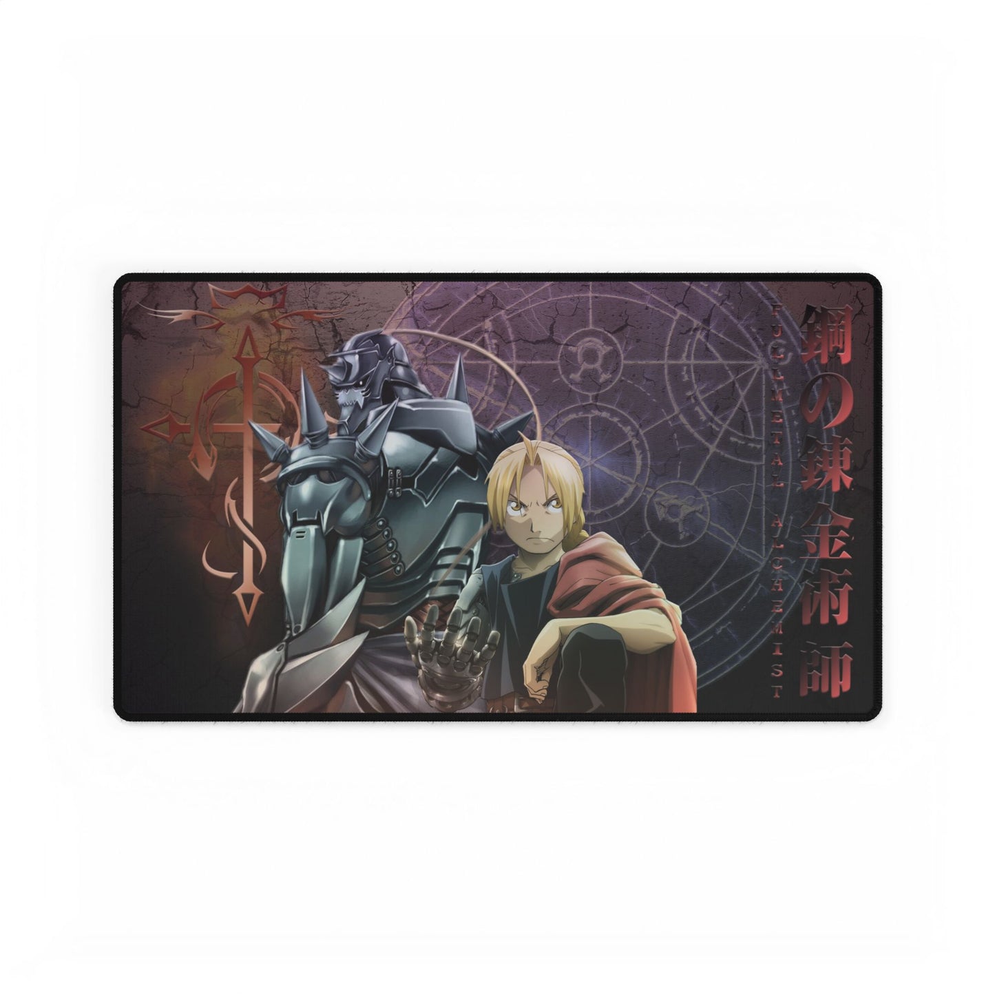 Fullmetal Alchemist Edward & Alphonse Desk Mat | Anime Playmat, Manga TCG MTG