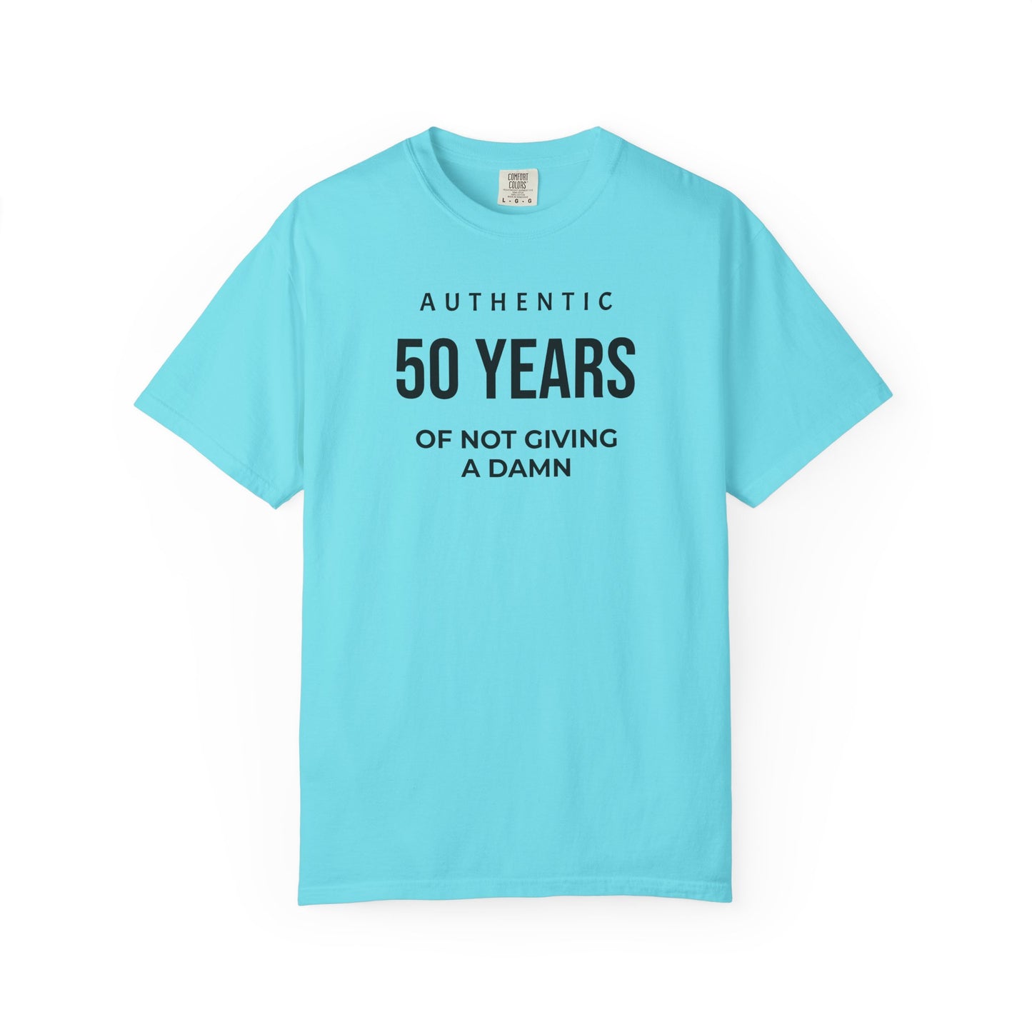 Many Years of Not Giving a Damn T-Shirt — Funny Custom Age Birthday Tee