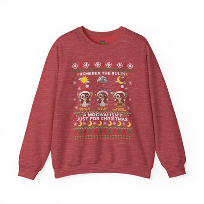 Gremlins Mogwai Ugly Christmas Sweater Crewneck Sweatshirt | Retro Holiday