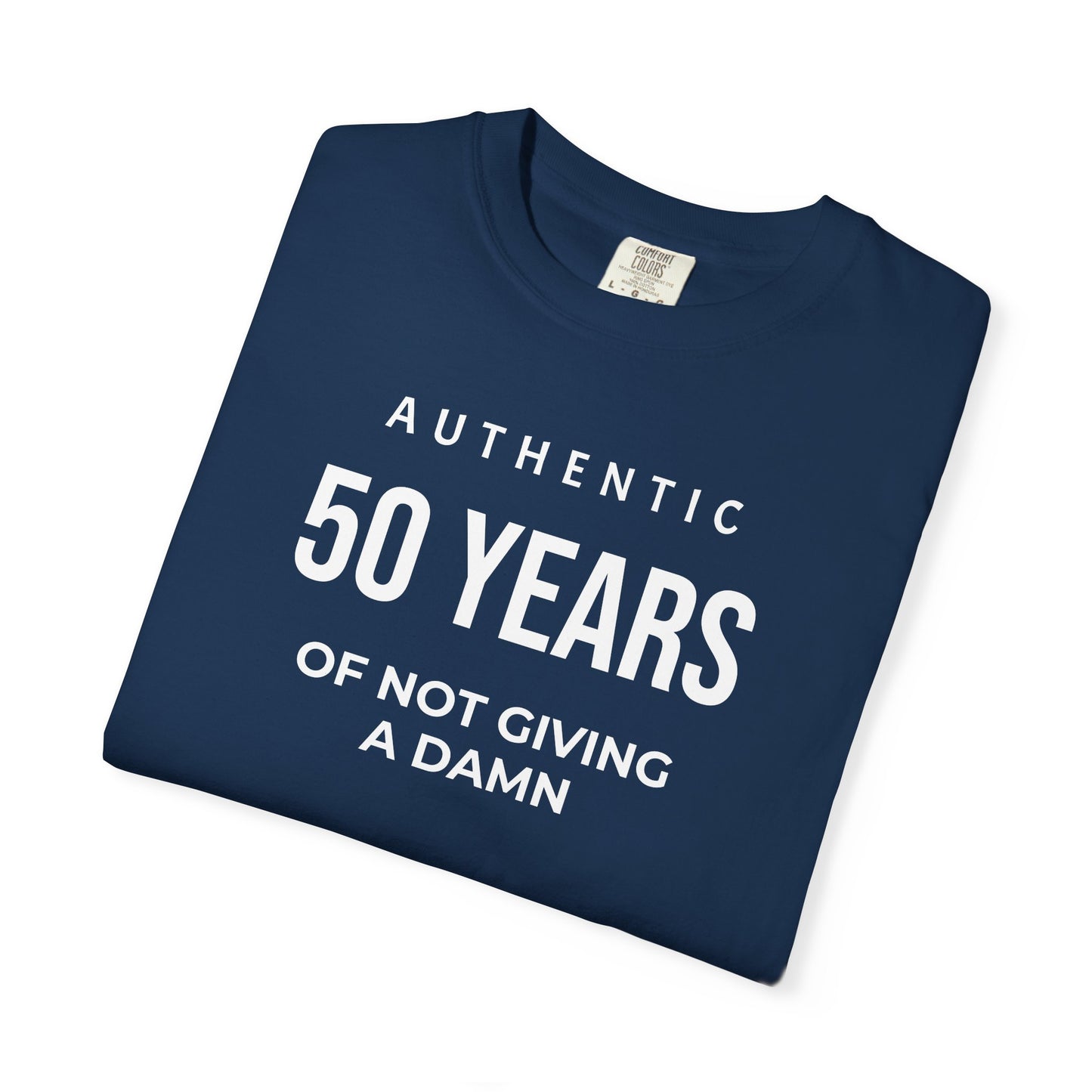 Many Years of Not Giving a Damn T-Shirt — Funny Custom Age Birthday Tee