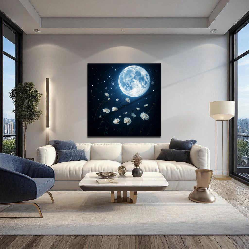 Lunar Canvas Wall Art - Secondhand Readers