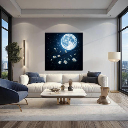 Lunar Canvas Wall Art - Secondhand Readers
