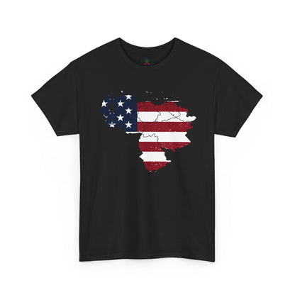 Venezuelan American Pride T-Shirt | Venezuelans in USA Tee