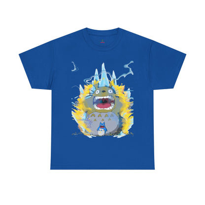 Anime Totoro Super Saiyan Unisex T-Shirt, Studio Ghibli Fun Dragon Ball