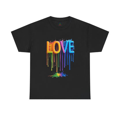 Rainbow Love Pride Unisex Tee - LGBTQ T-Shirt, Pride Apparel, LGBTQ Clothing