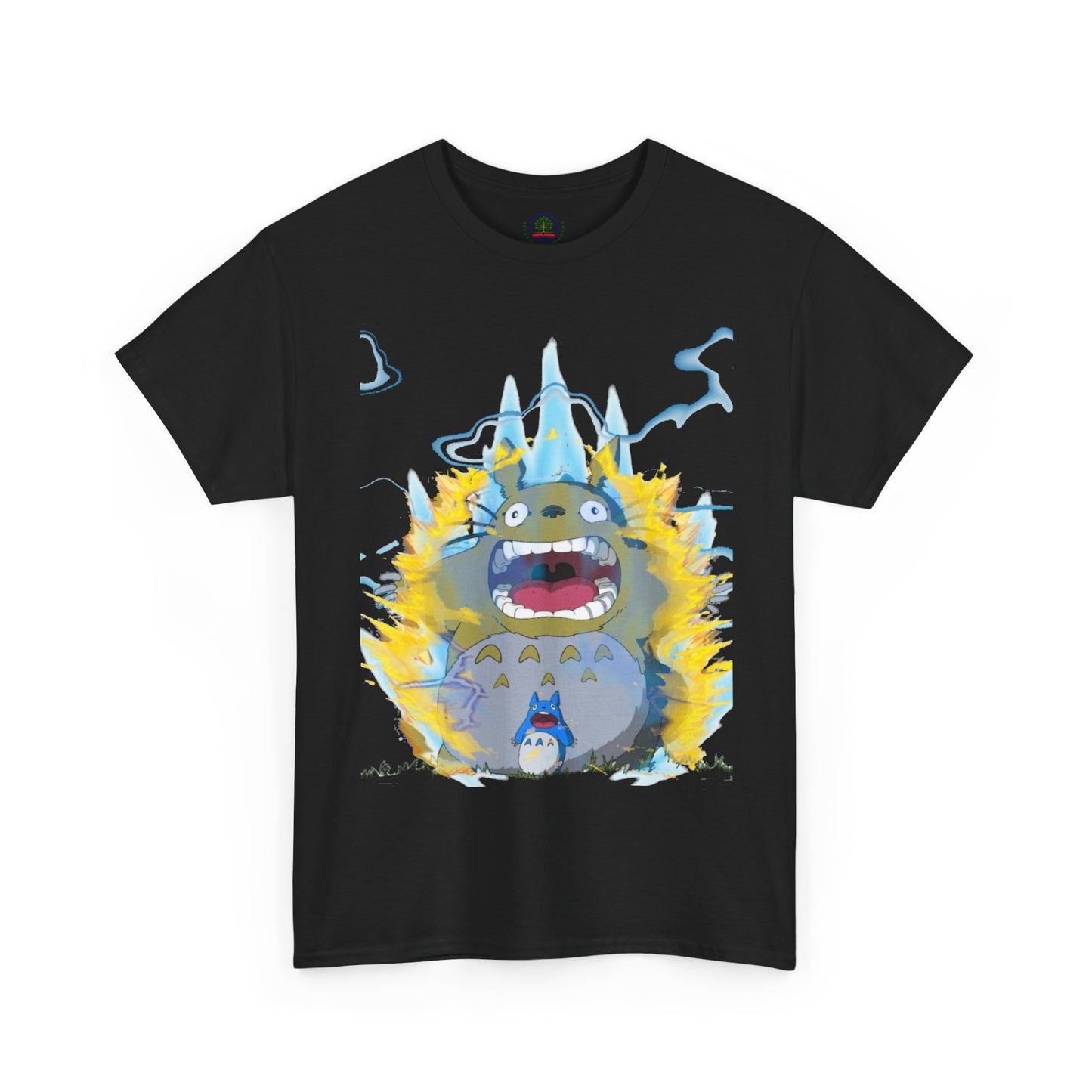 Anime Totoro Super Saiyan Unisex T-Shirt, Studio Ghibli Fun Dragon Ball