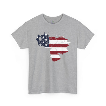 Venezuelan American Pride T-Shirt | Venezuelans in USA Tee