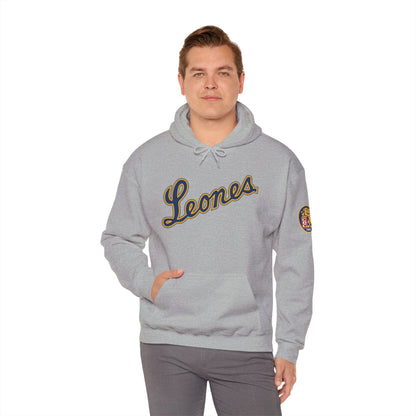 Venezuelan Baseball Fan, Leones del Caracas Unisex Heavy Blend™ Hooded Sweatshirt