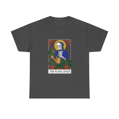 Plant lover T-shirt featuring tarot card design, perfect for plant enthusiasts and gift-givers, made by Printify.
