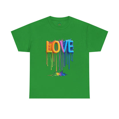 Rainbow Love Pride Unisex Tee - LGBTQ T-Shirt, Pride Apparel, LGBTQ Clothing
