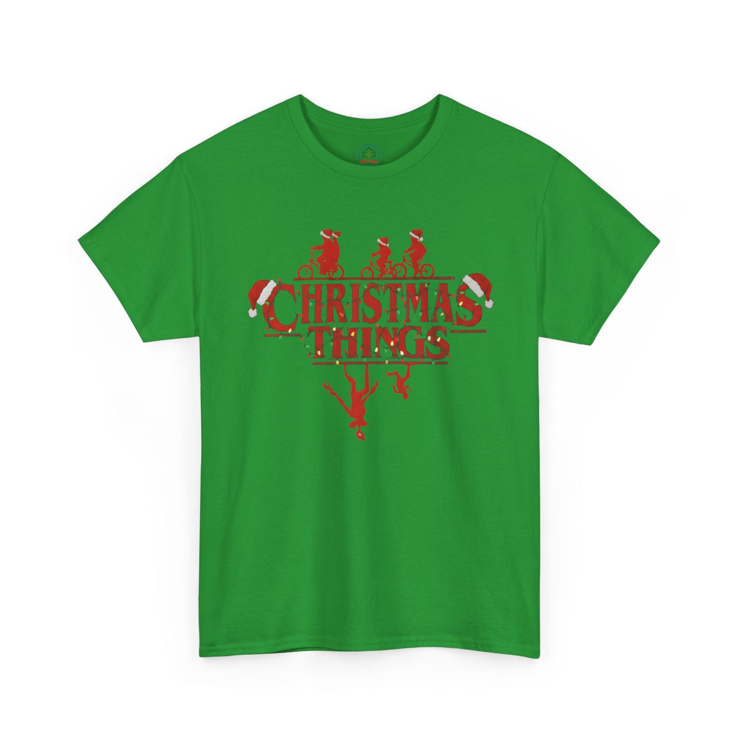 Christmas Things Retro Upside Down T-Shirt | Holiday Graphic Tee