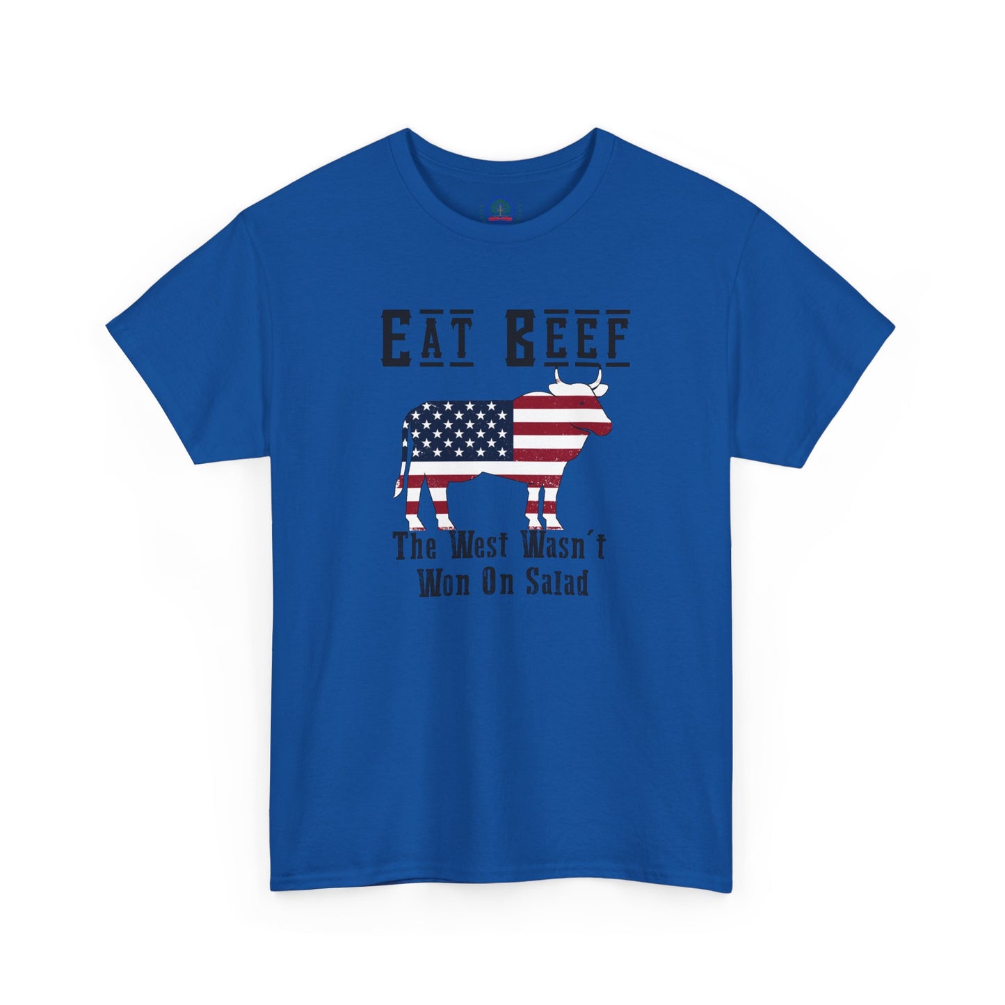 Funny American BBQ Unisex Tee, Meat Eaters Joke Shirt, Eat Beef Gift, Patriotic