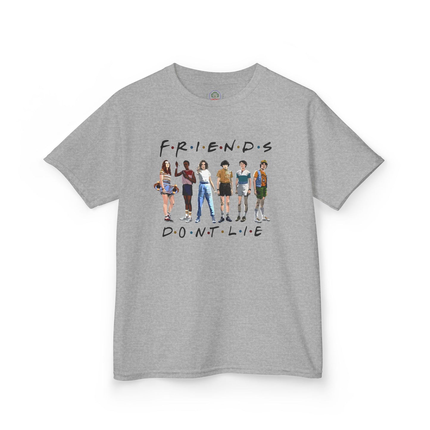 Friends Don't Lie Kids Tee, 80's Vibe, TV-Inspired, Stranger Valentine Gift Children's size - Secondhand Readers