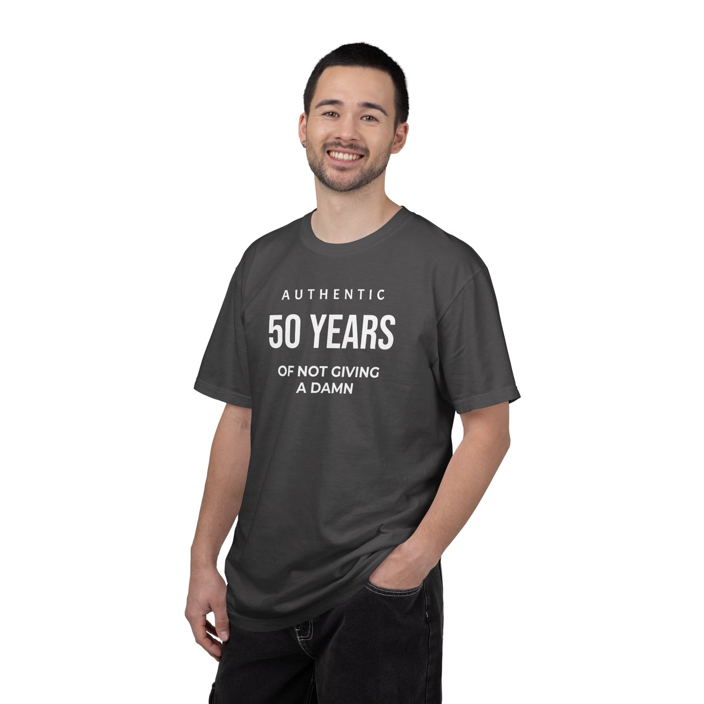 Many Years of Not Giving a Damn T-Shirt — Funny Custom Age Birthday Tee