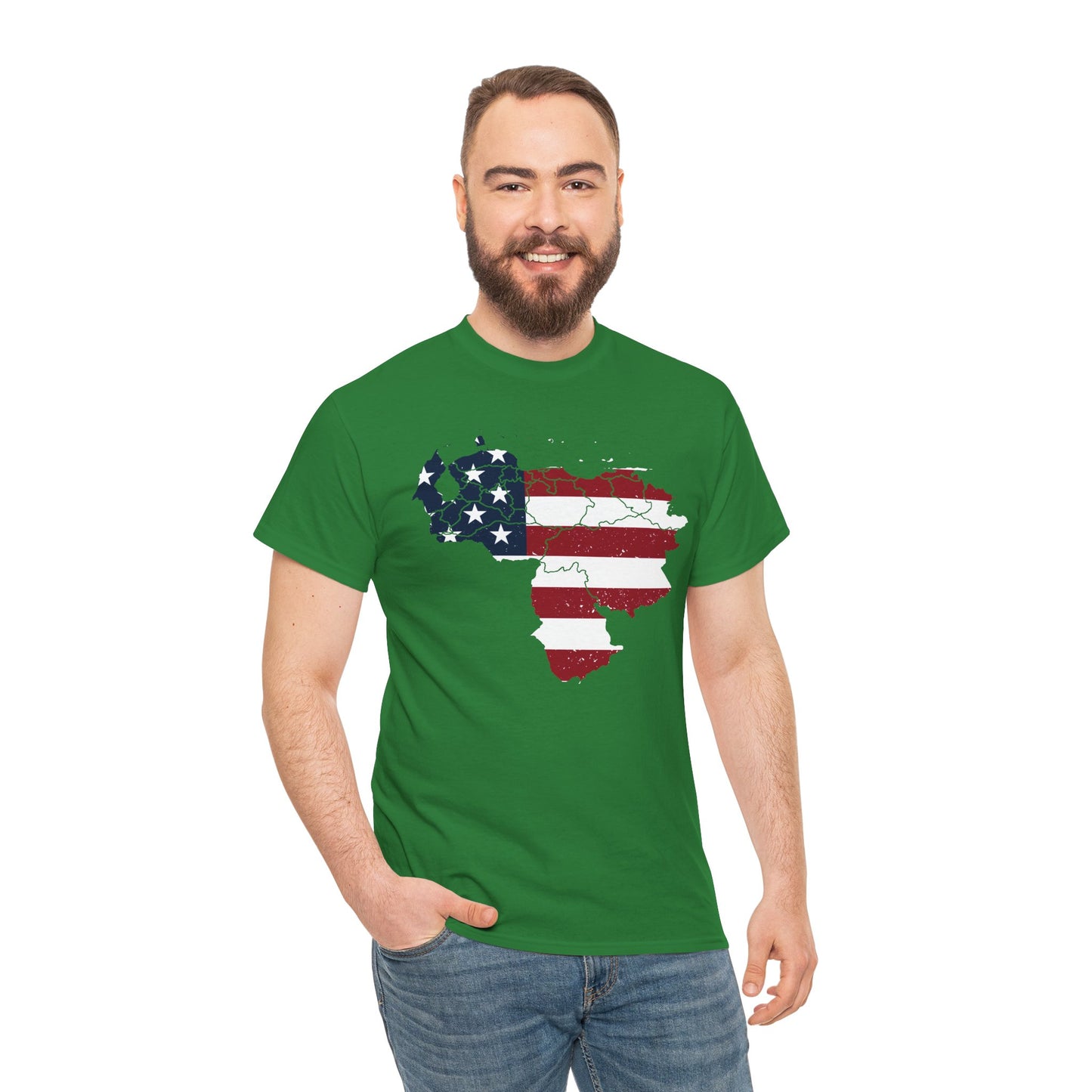 Venezuelan American Pride T-Shirt | Venezuelans in USA Tee