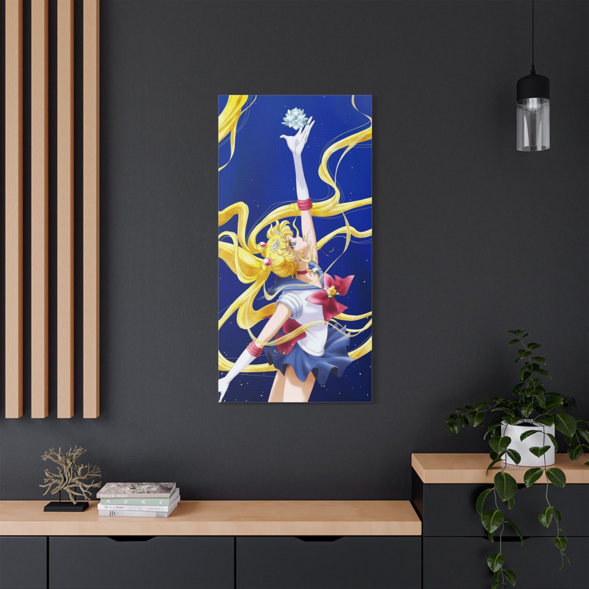 Canvas Print, Sailor Moon Silver Crystal, Manga Satin Wall Art, Home Decor, Anime - Secondhand Readers