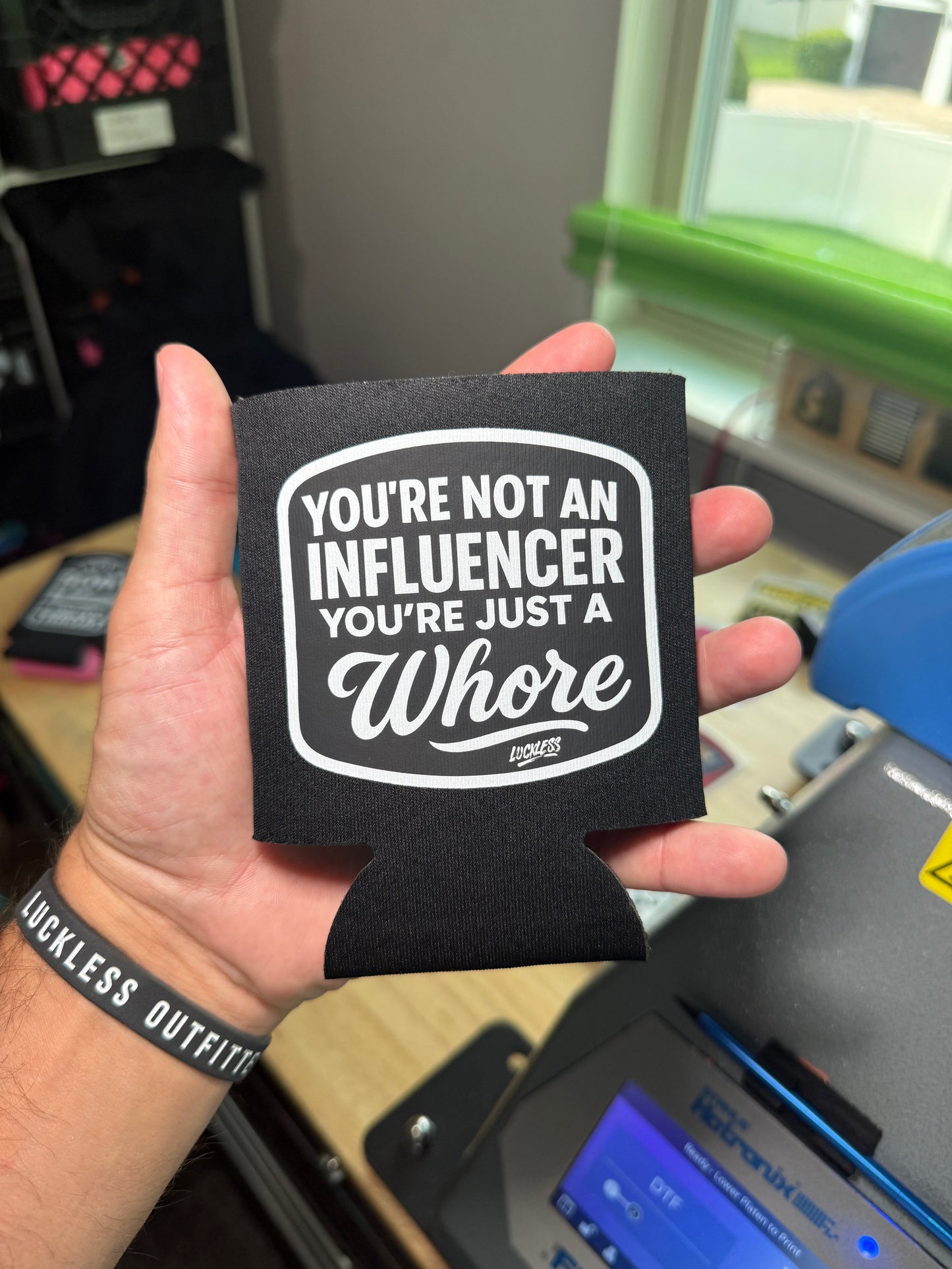 Not An Influencer Koozie
