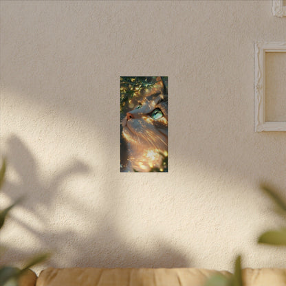 Enchanting Cat Art Posters, Watercolor Decor for Cat Lovers, Aesthetic Wall Art