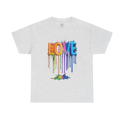 Rainbow Love Pride Unisex Tee - LGBTQ T-Shirt, Pride Apparel, LGBTQ Clothing