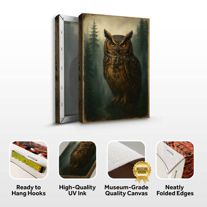 Watcher Of The Woods Owl Wall Art - Secondhand Readers