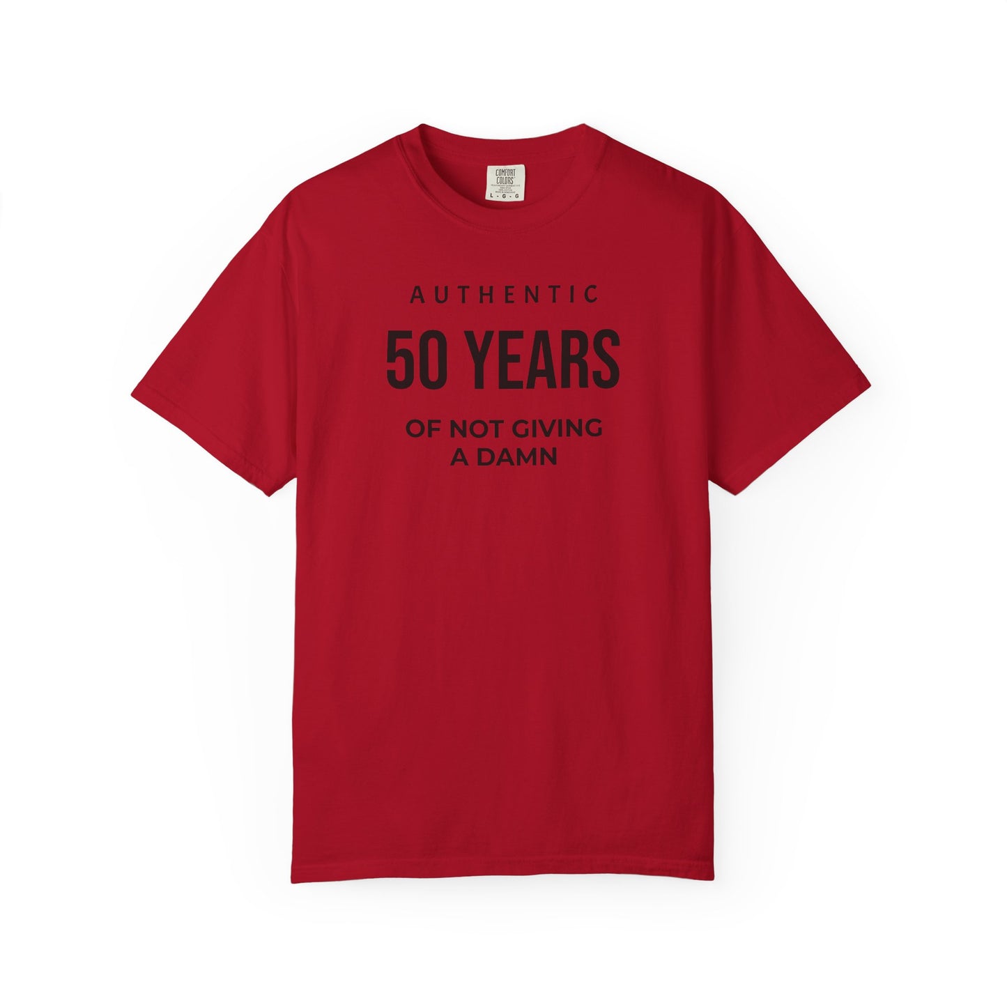 Many Years of Not Giving a Damn T-Shirt — Funny Custom Age Birthday Tee