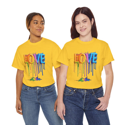 Rainbow Love Pride Unisex Tee - LGBTQ T-Shirt, Pride Apparel, LGBTQ Clothing