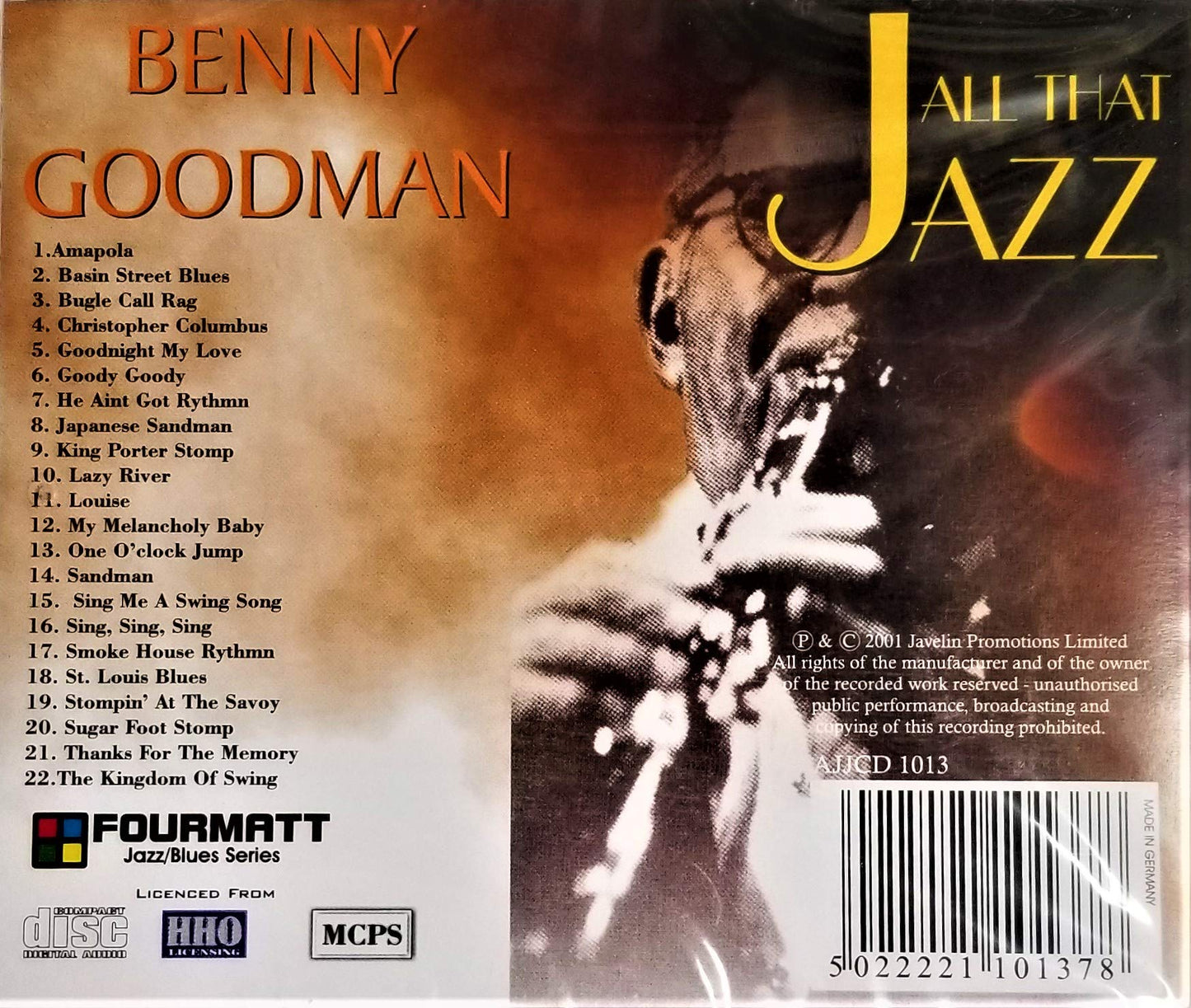 All That Jazz The Best of Benny Goodman [Audio CD]
