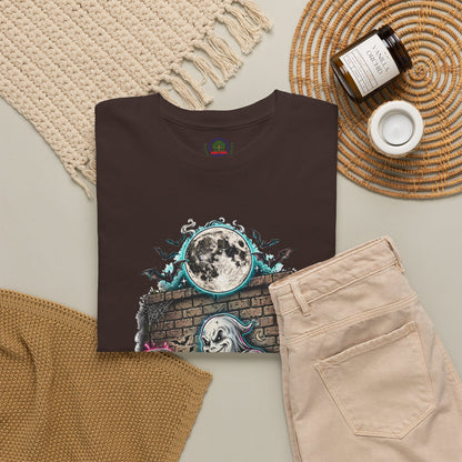 Funny Ghost Graphic Tee — "I'm Here for the Boos" Halloween T-Shirt