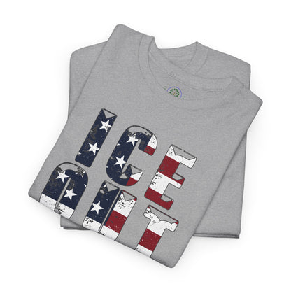 ICE OUT NOW Protest Tee, Immigration Rights Political Statement